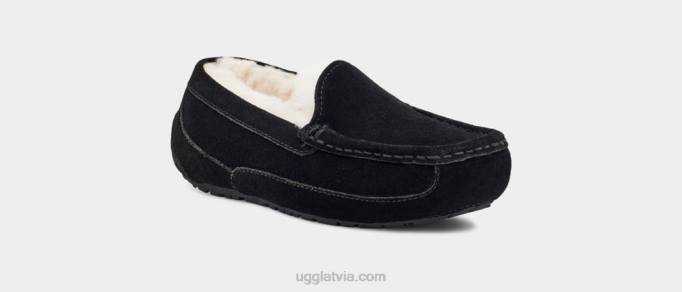 bērni UGG ascot Z48J2326 melna zamšāda