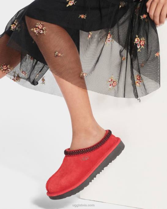 bērni UGG tasman ii čības Z48J1734 samba sarkana