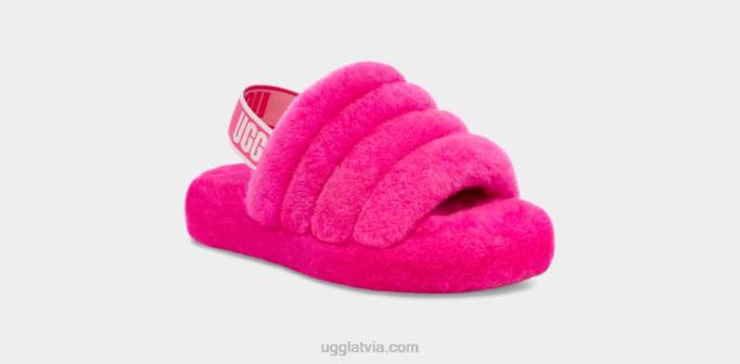 bērni UGG pūka jā slaids Z48J1741 klinšu roze