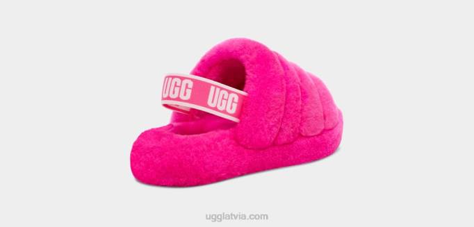bērni UGG pūka jā slaids Z48J1741 klinšu roze