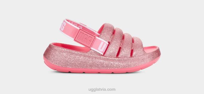 bērni UGG sports yeah glitter Z48J1661 rozā