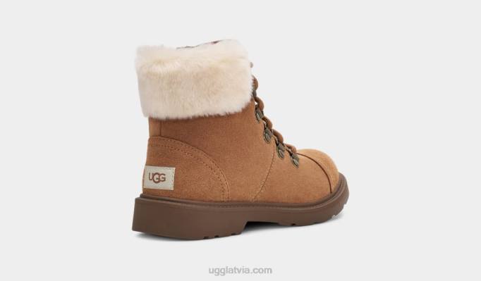 bērni UGG azell hiker laika apstākļi Z48J2334 kastaņu zamšādas