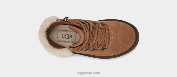 bērni UGG azell hiker laika apstākļi Z48J2334 kastaņu zamšādas