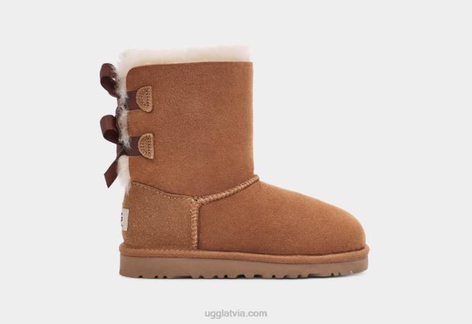 bērni UGG bailey bow ii boot Z48J1711 kastanis