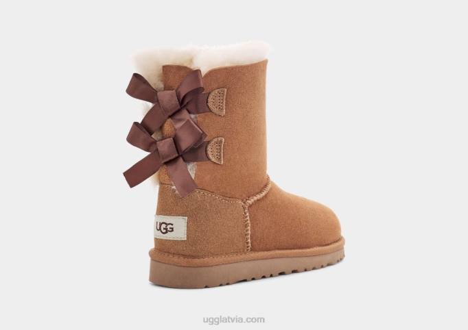 bērni UGG bailey bow ii boot Z48J1711 kastanis