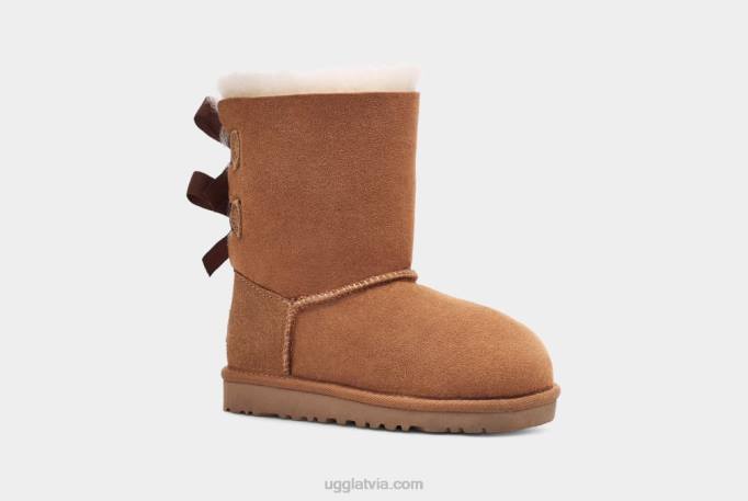 bērni UGG bailey bow ii boot Z48J1711 kastanis