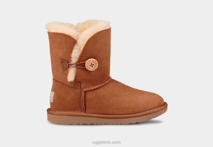 bērni UGG bailey button ii boot Z48J1709 kastanis