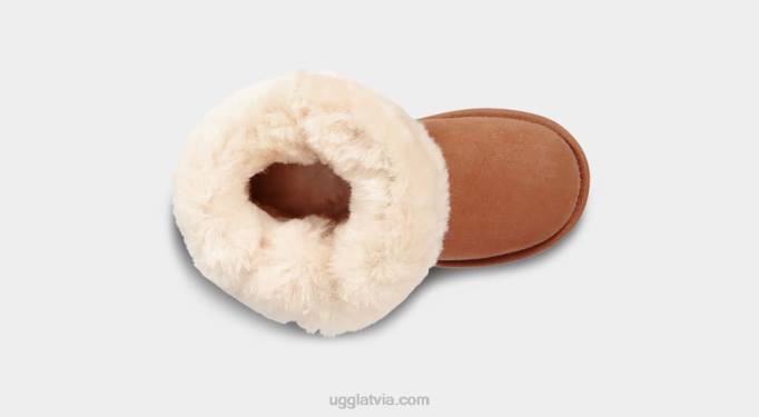 bērni UGG bailey button ii boot Z48J1709 kastanis