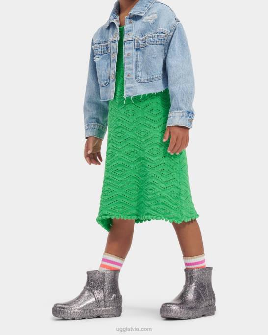 bērni UGG drizlita glitter Z48J1677 mirdzoši pelēks