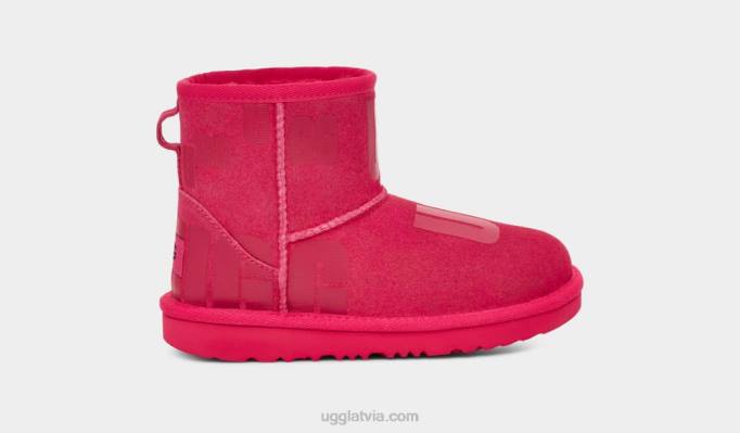 bērni UGG klasiska mini izkliedes grafika Z48J2336 redīsi