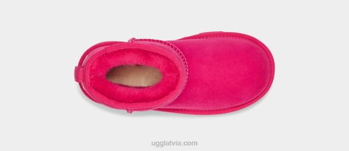 bērni UGG klasisks ii mini zābaks Z48J243 redīsi