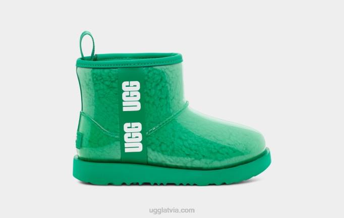 bērni UGG klasisks skaidrs mini ii Z48J1751 smaragda zaļš
