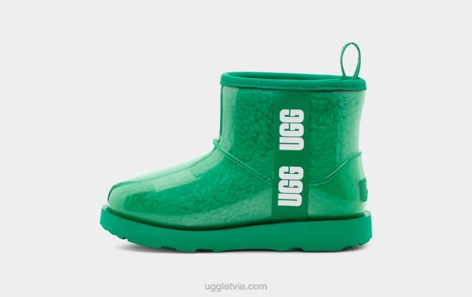 bērni UGG klasisks skaidrs mini ii Z48J1751 smaragda zaļš