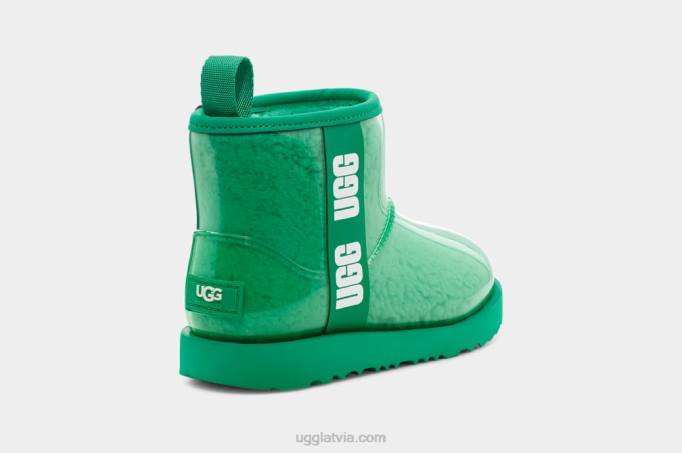 bērni UGG klasisks skaidrs mini ii Z48J1751 smaragda zaļš