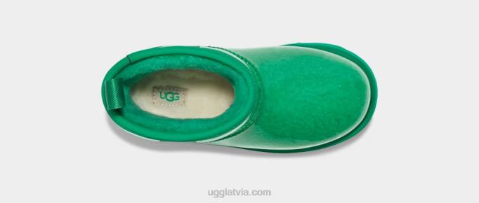 bērni UGG klasisks skaidrs mini ii Z48J1751 smaragda zaļš