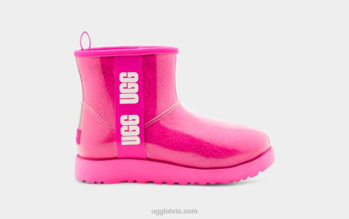 bērni UGG klasisks skaidrs mini ii Z48J1752 taffy rozā