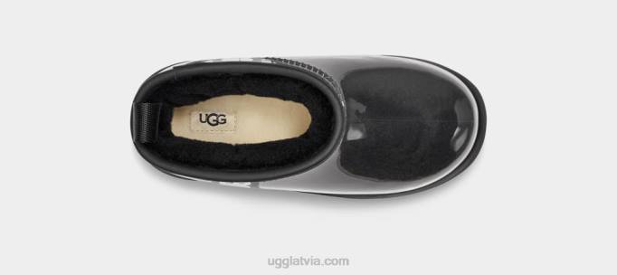 bērni UGG klasisks skaidrs mini ii Z48J1754 melns