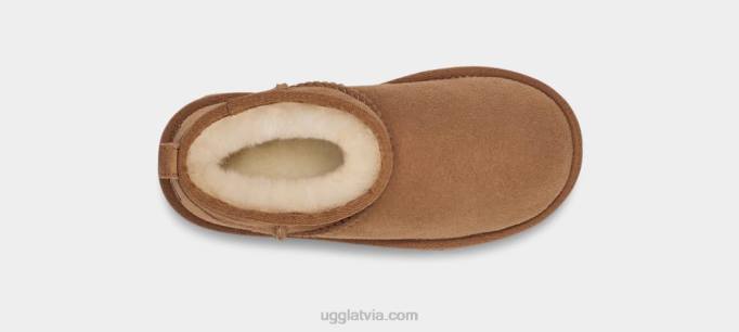 bērni UGG klasisks ultra mini Z48J1665 kastanis