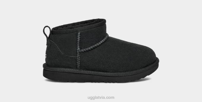 bērni UGG klasisks ultra mini Z48J1666 melns