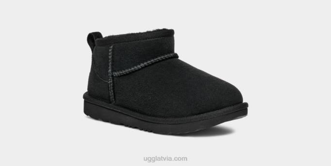 bērni UGG klasisks ultra mini Z48J1666 melns