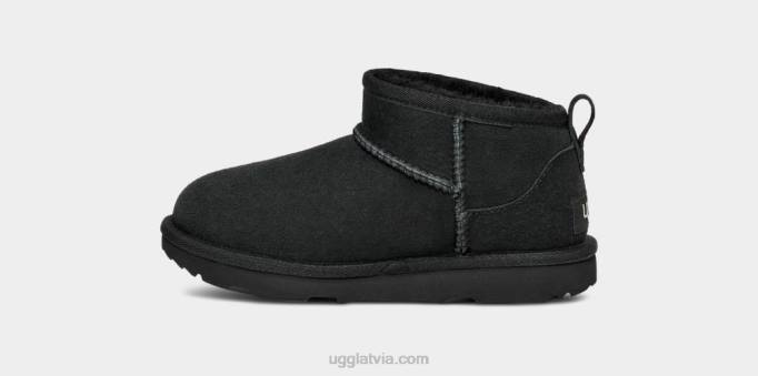 bērni UGG klasisks ultra mini Z48J1666 melns