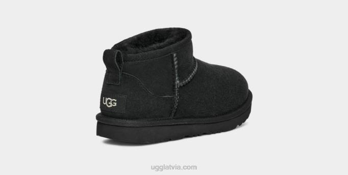 bērni UGG klasisks ultra mini Z48J1666 melns