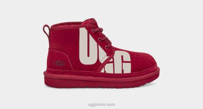 bērni UGG neumel chopd Z48J1788 bagāts sarkans