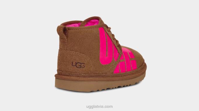 bērni UGG neumel chopd Z48J1789 kastaņu/taffy rozā