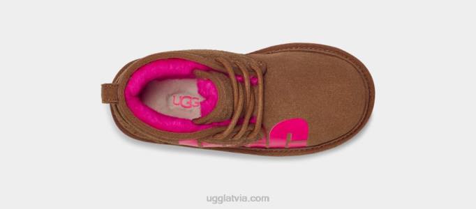 bērni UGG neumel chopd Z48J1789 kastaņu/taffy rozā