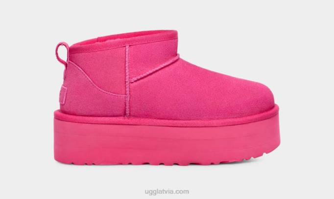 visi dzimumi UGG klasiska ultra mini platforma Z48J632 taffy rozā