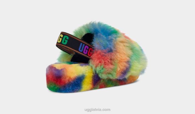 visi dzimumi UGG pūka jā lepnums Z48J80 varavīksne