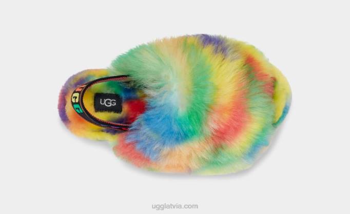 visi dzimumi UGG pūka jā lepnums Z48J80 varavīksne