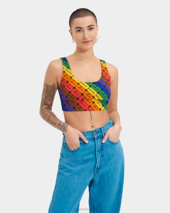visi dzimumi UGG zayley bralette lepnums Z48J190 varavīksnes logotips