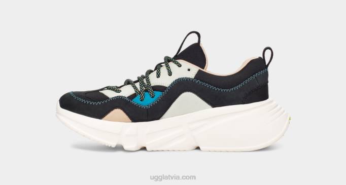 sievietes UGG Calle mežģīņu āda Z48J2151 melns multi