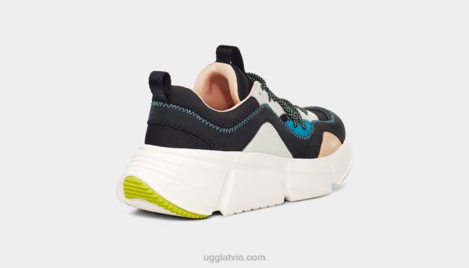 sievietes UGG Calle mežģīņu āda Z48J2151 melns multi