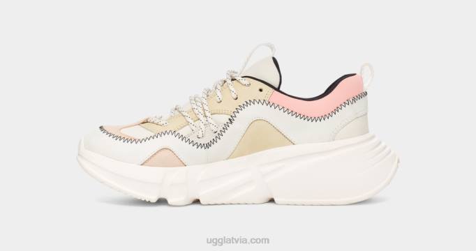 sievietes UGG Calle mežģīņu āda Z48J856 balts multi
