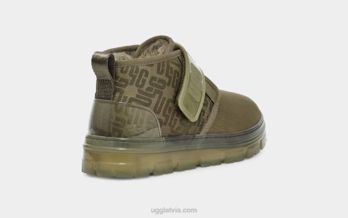 sievietes UGG Neumel grafiskā monogramma Z48J666 dedzināta olīve