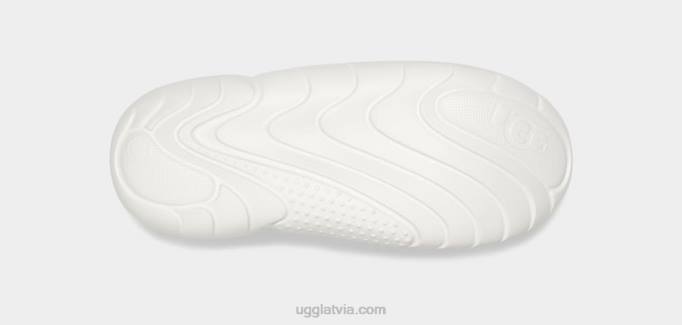 sievietes UGG la mākoņu mežģīnes Z48J726 balta zamšāda