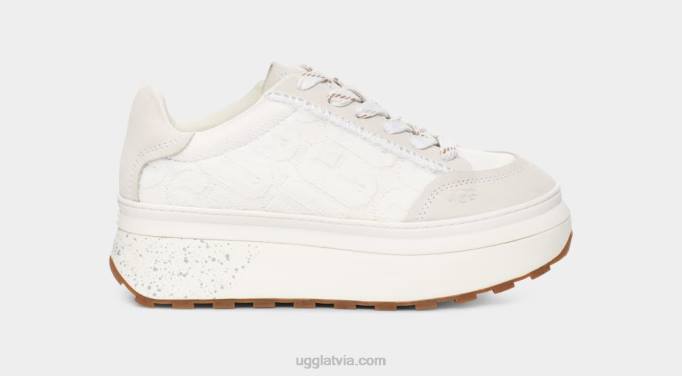 sievietes UGG marīnas mežģīņu logotips Z48J819 balts