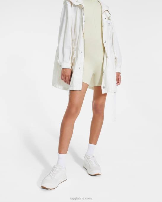 sievietes UGG marīnas mežģīņu logotips Z48J819 balts