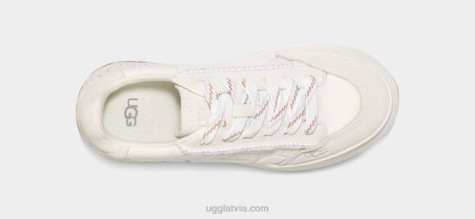 sievietes UGG marīnas mežģīņu logotips Z48J819 balts