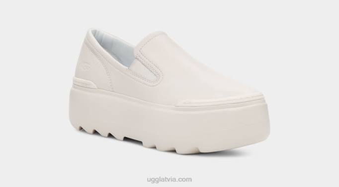 sievietes UGG marin mega slip on Z48J10 spilgti balts