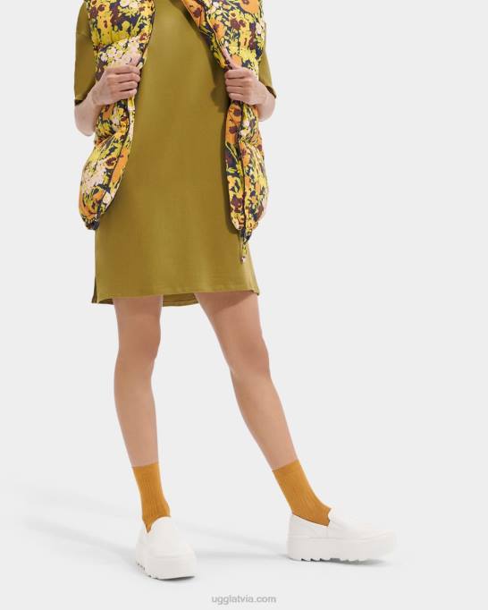 sievietes UGG marin mega slip on Z48J10 spilgti balts