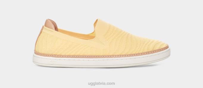 sievietes UGG samijs viļņains Z48J808 banānu pudiņa adījums