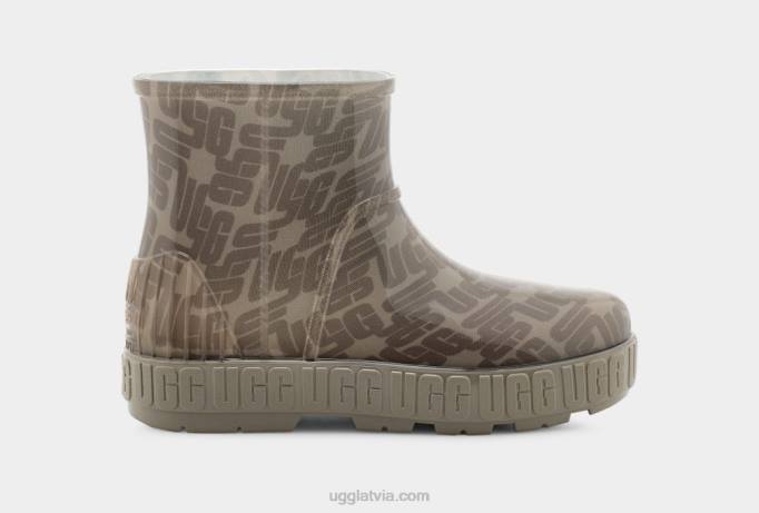 sievietes UGG drizlita grafiskā monogramma Z48J2121 sūnu zaļa