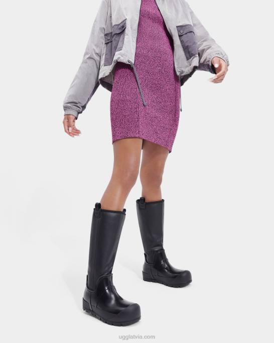 sievietes UGG lietus mākonis garš Z48J667 melns