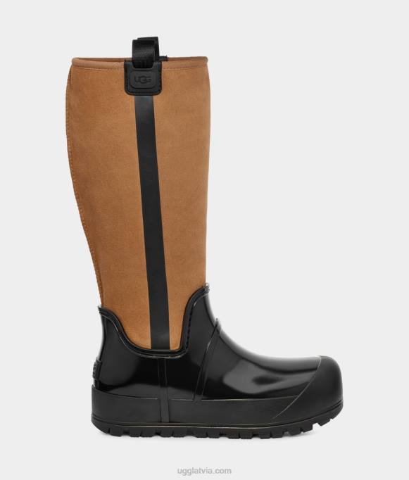 sievietes UGG raincloud augstā zamšāda Z48J2045 kastanis