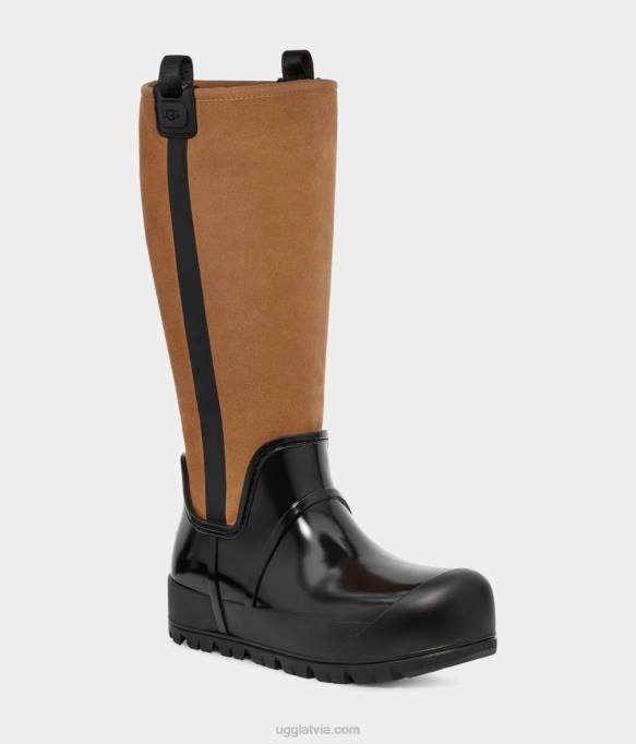 sievietes UGG raincloud augstā zamšāda Z48J2045 kastanis