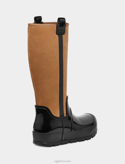 sievietes UGG raincloud augstā zamšāda Z48J2045 kastanis