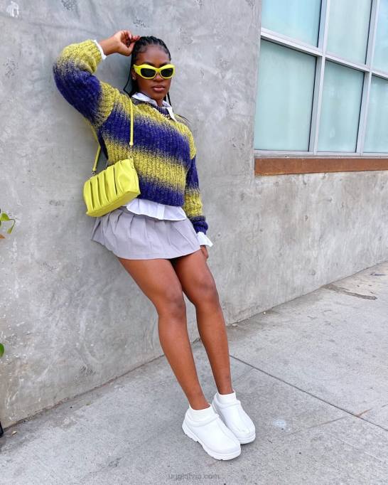 sievietes UGG tasmans x Z48J427 spilgti balts